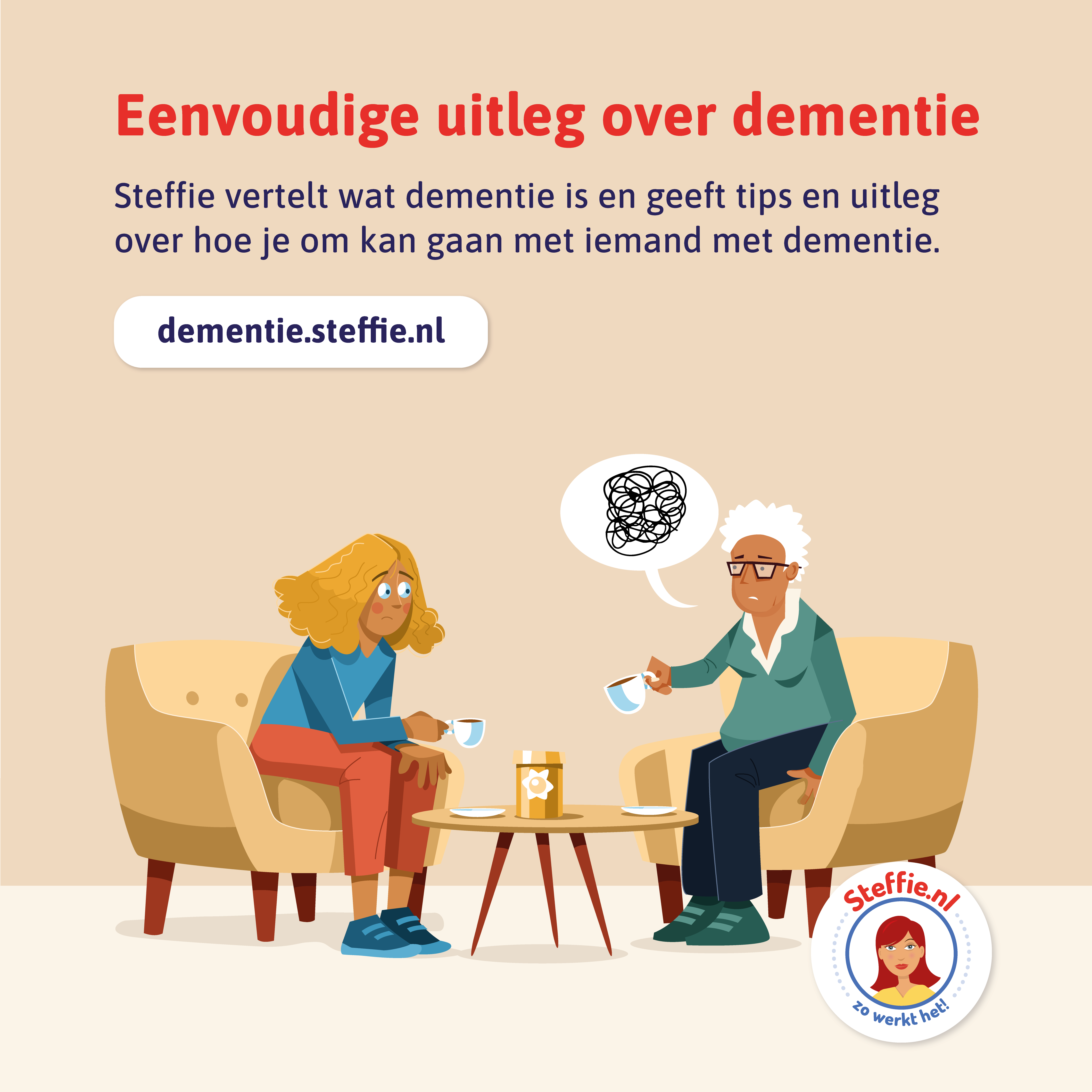 Steffie legt dementie uit in makkelijke taal